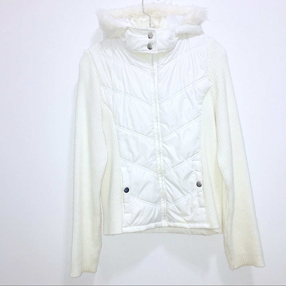 Ashley by 26 International Women’s White Winter Jacket